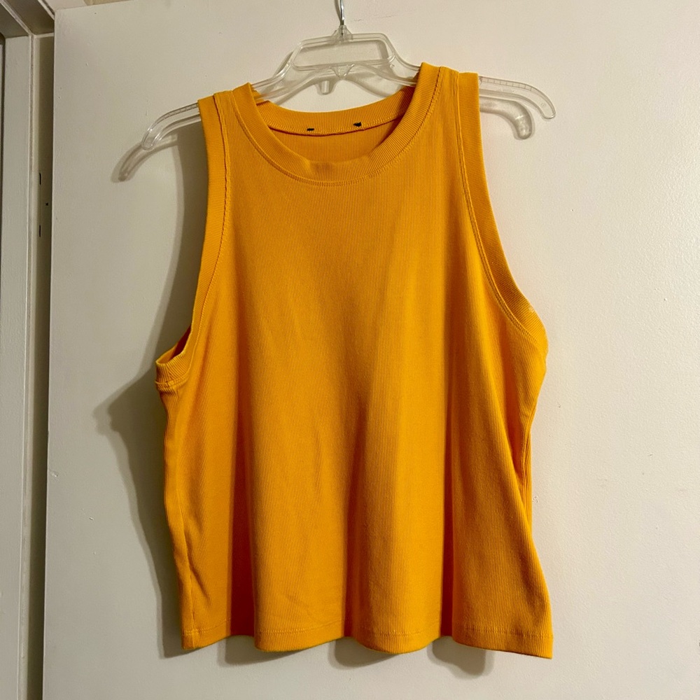 90s Yellow Tank Top